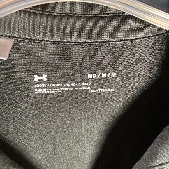 Under Armour • Maryland Terrapins • Women's Black Polo Shirt (M) • Performance - Picture 2 of 4